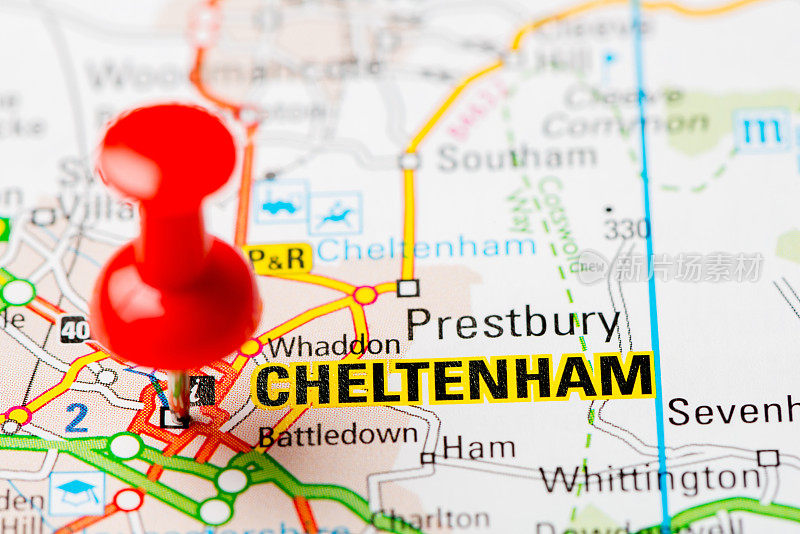 英国首都城市地图系列:切尔滕纳姆