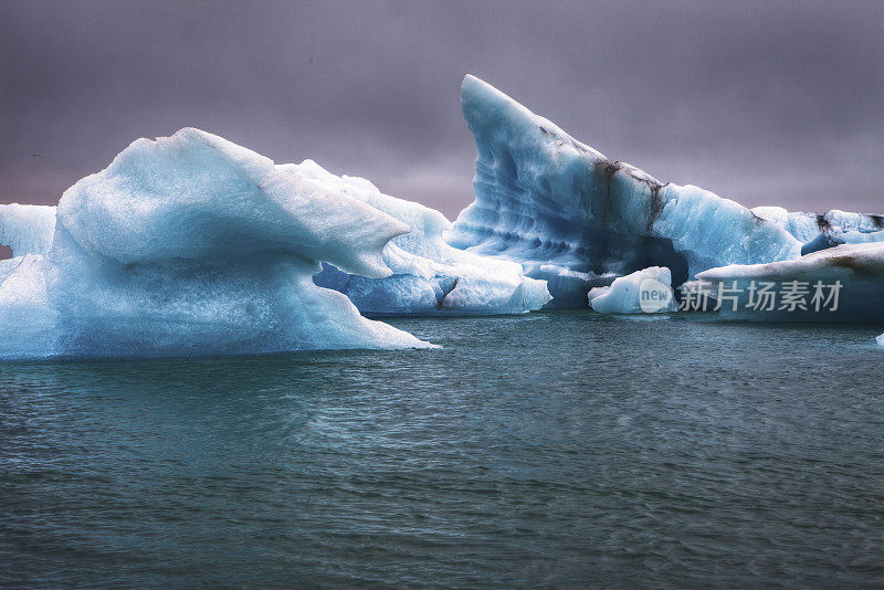 Jokulsarlon泻湖,冰岛。