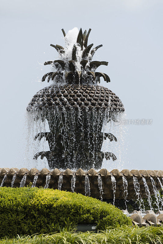 菠萝喷泉，南卡罗来纳州查尔斯顿