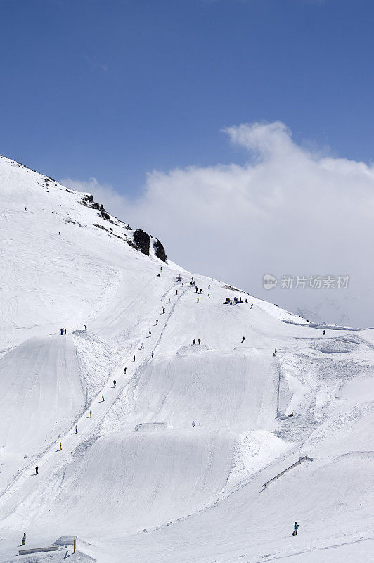 滑雪场和滑雪板公园