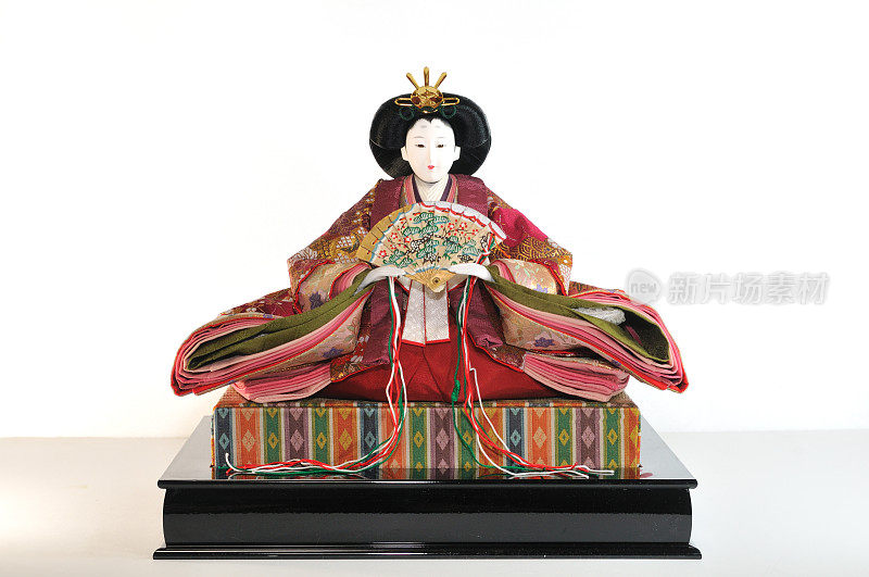 日本传统妇女的玩偶