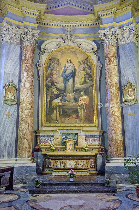 圣基娅拉教堂，18世纪，布拉，库尼奥省，皮埃蒙特，意大利北部