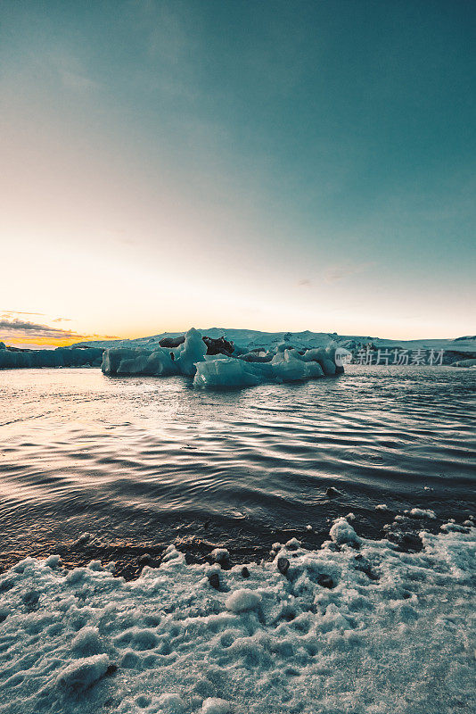 Jokulsarlon冰景观