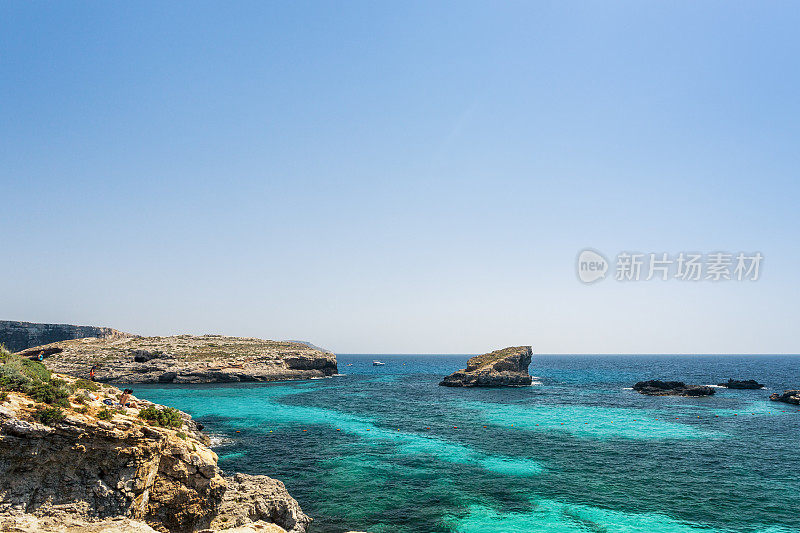 蓝色泻湖，Comino，马耳他