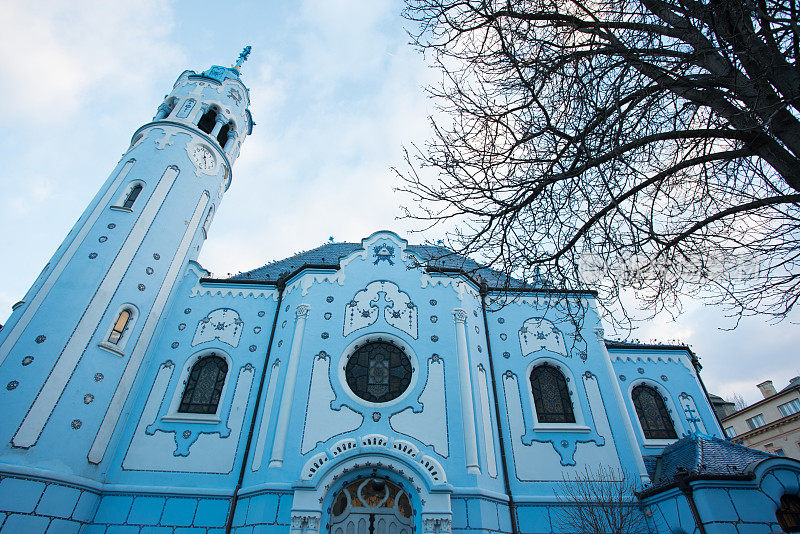 斯洛伐克布拉迪斯拉发蓝色教堂