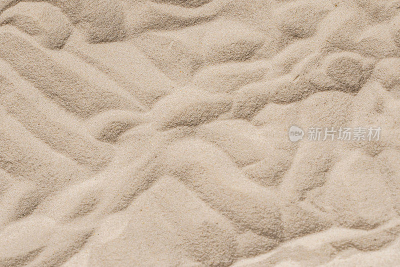 彩砂特写镜头。沙子backgound。