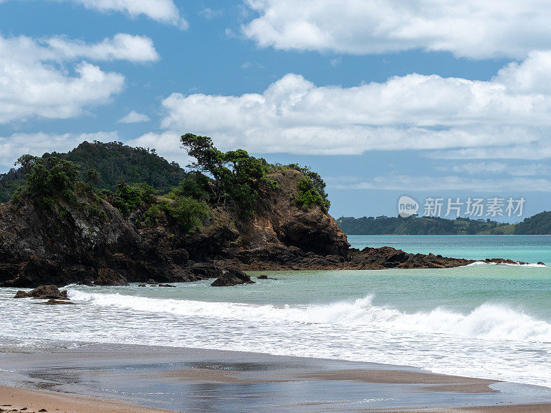 新西兰群岛湾海岸线