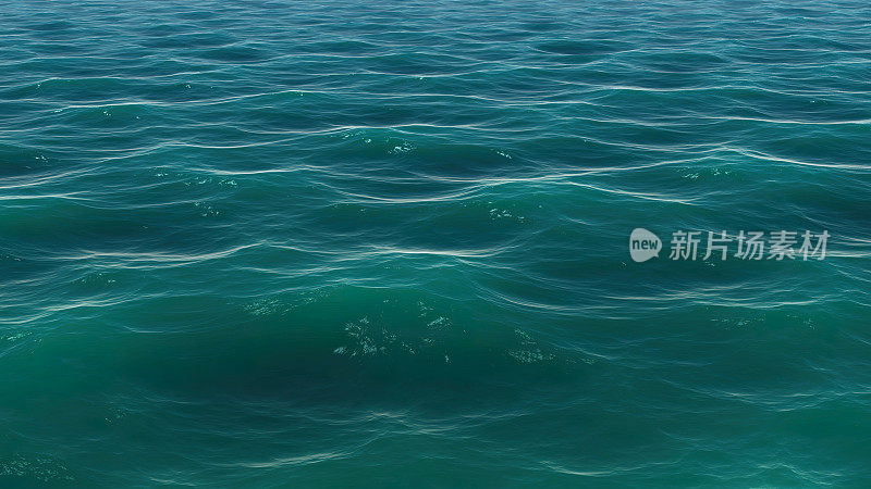 平静的大海，平滑的海浪