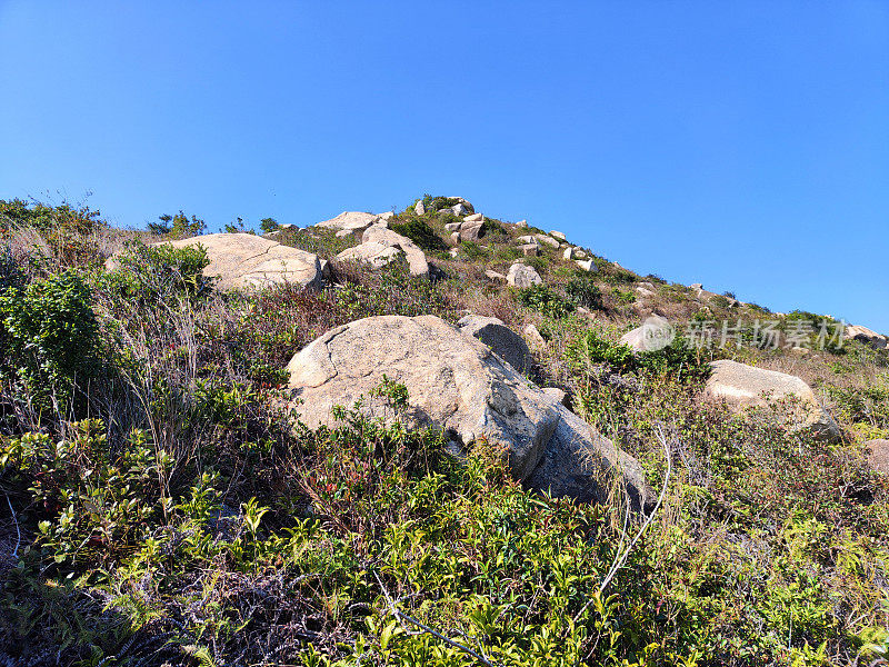 香港南丫岛的落基山顶