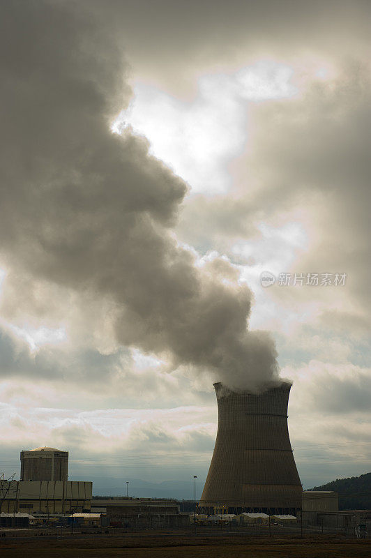 阿肯色核电站烟雾缭绕