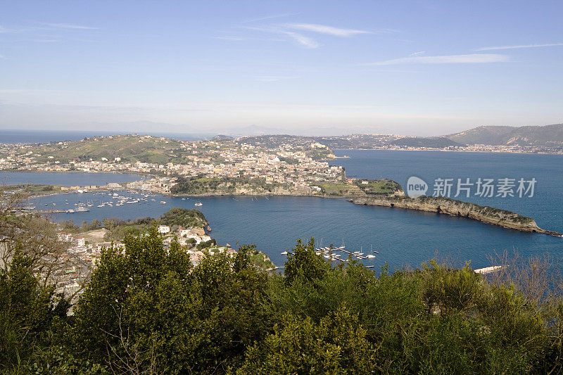 意大利那不勒斯湾卡波米塞诺风景