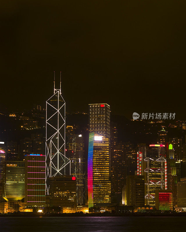 香港商业中心夜景