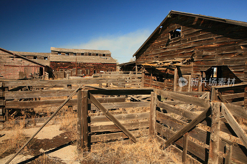 美国的老谷仓