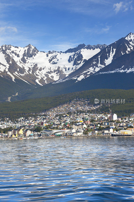 阿根廷乌斯怀亚在比格尔海峡