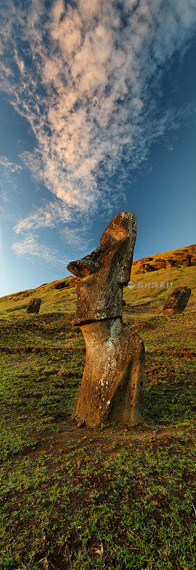 复活节岛的摩埃石像