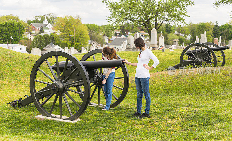 道布尔戴山-内战的国家纪念碑，威廉斯波特，马里兰州，美国