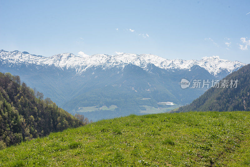 奥地利的乡村徒步路线