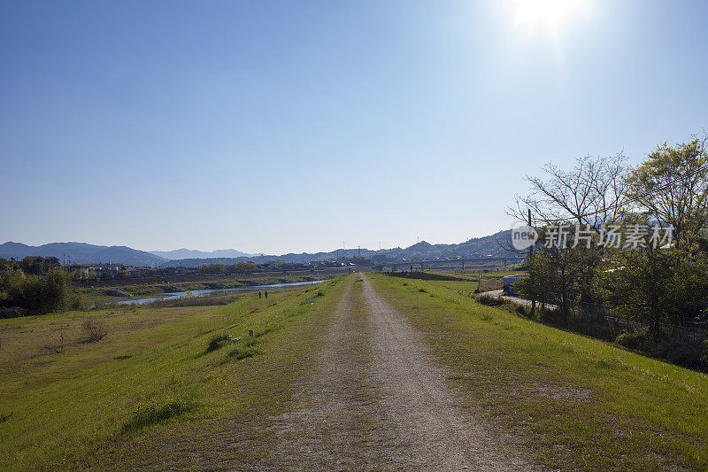 河边的路，日本乡村
