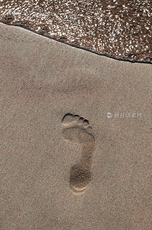 我脚下的沙子