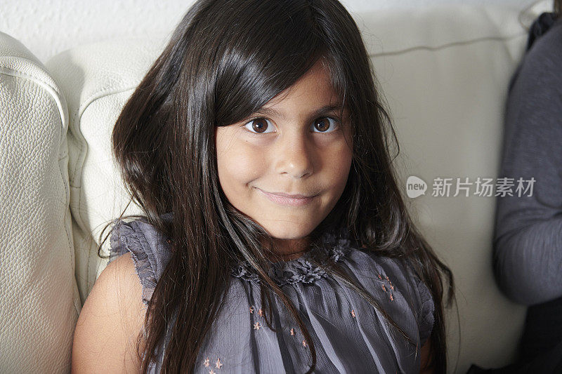 7年巴基斯坦女孩肖像