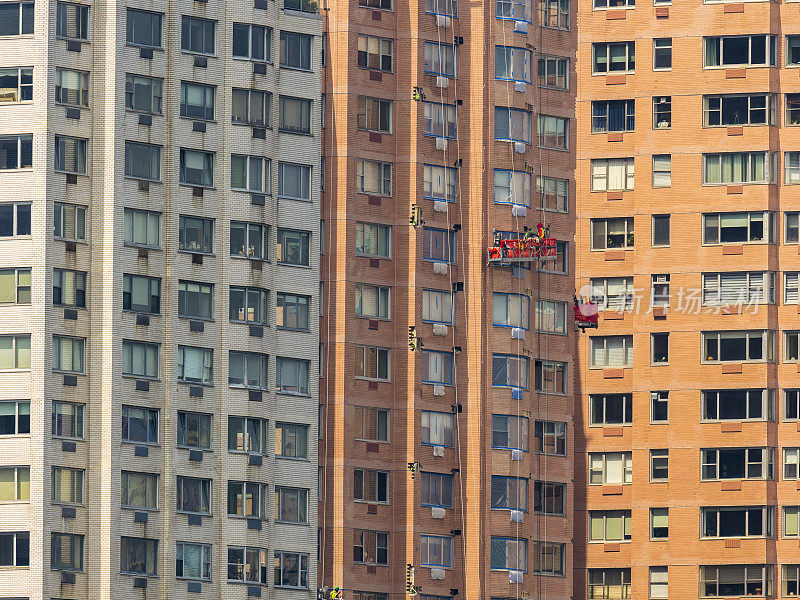 曼哈顿的公寓楼