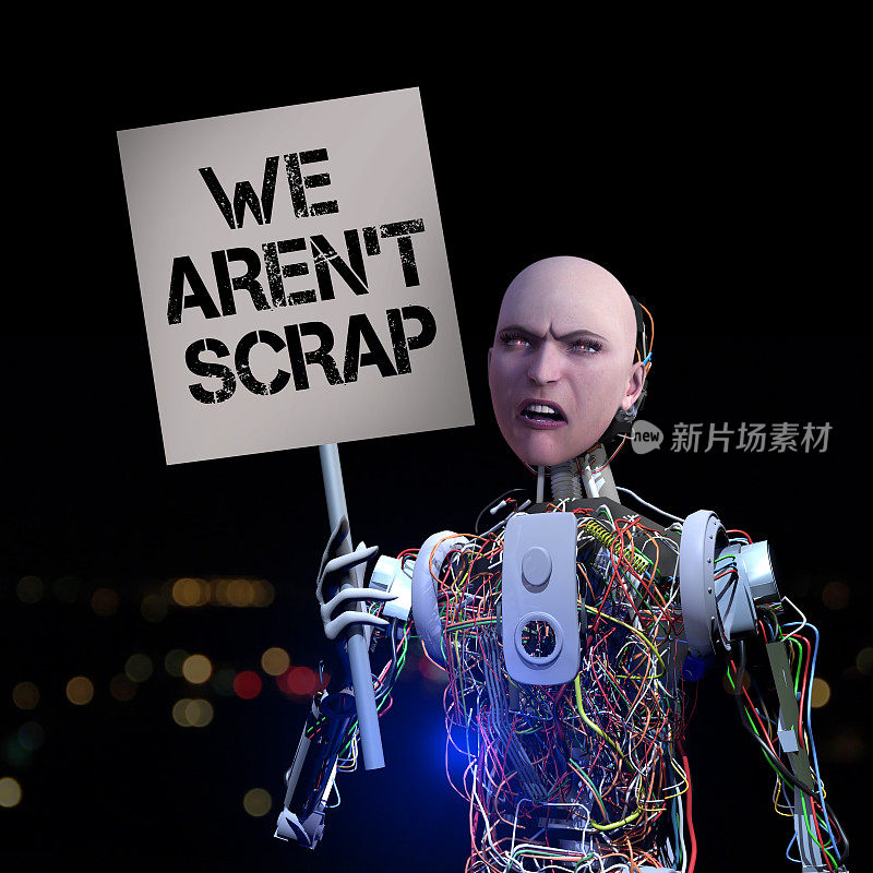 机器人抗议回收