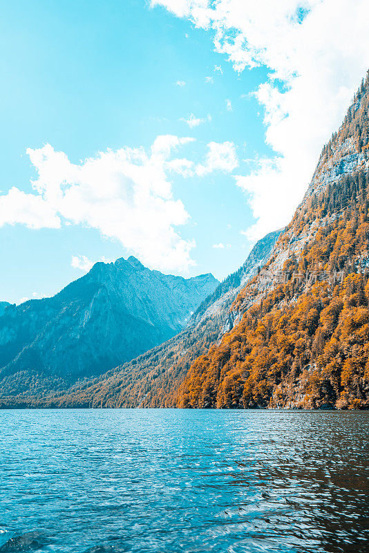 美景Königssee，巴伐利亚