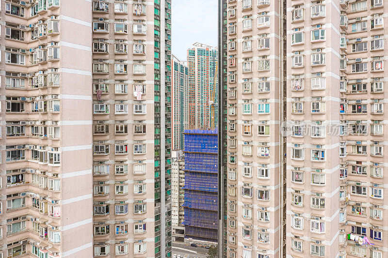 香港新界荃湾的住宅大厦