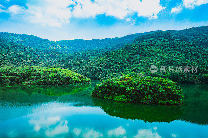 美丽的河背水塘，香港