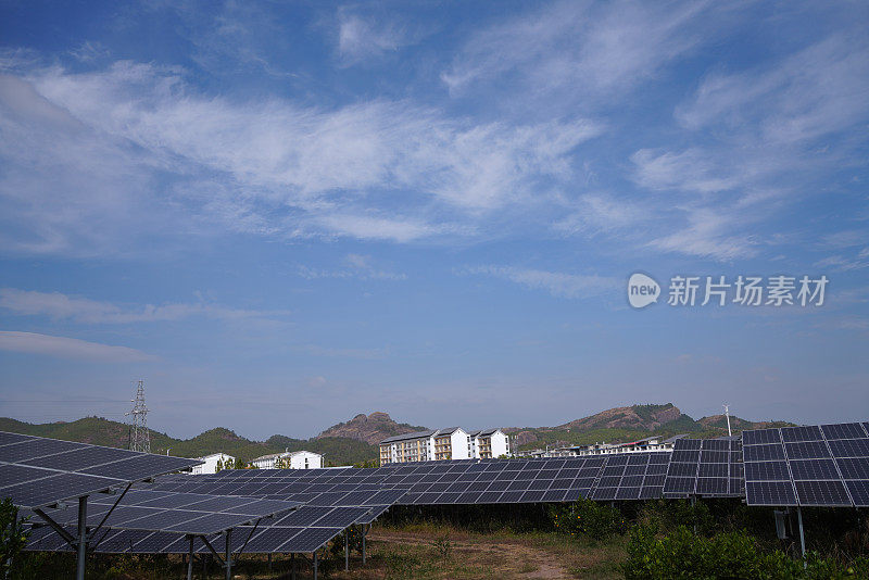 现代农业与太阳能电池板