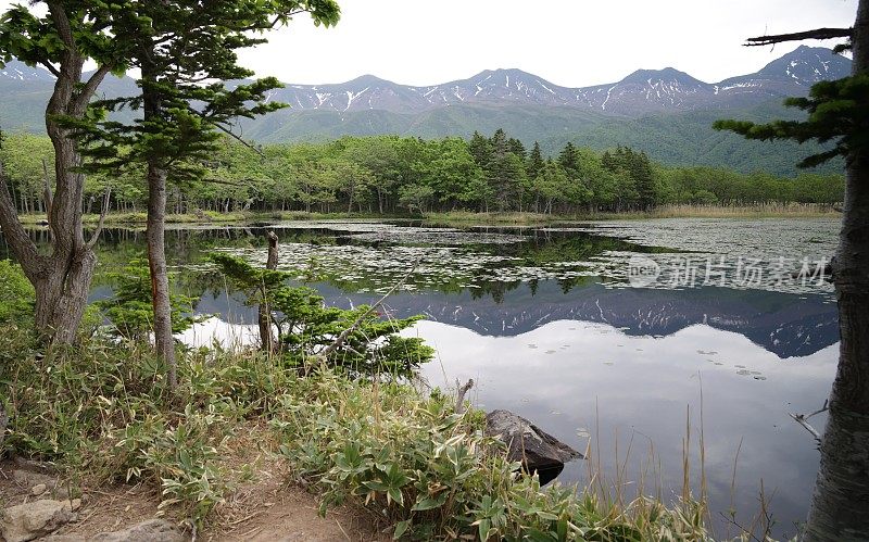日本知子半岛知子湖中的一智子湖