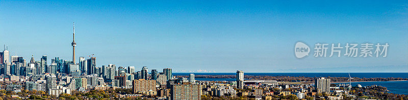 多伦多市区全景，加拿大