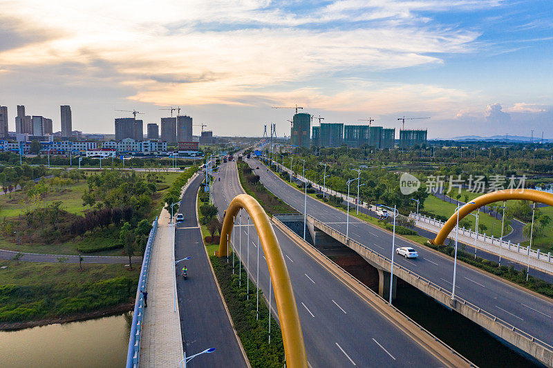 中国江西省南昌市城市建筑景观