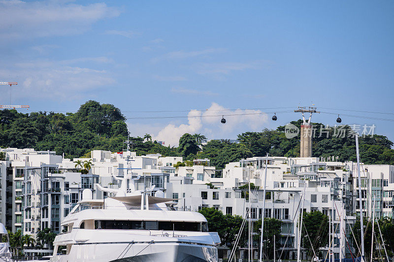 新加坡游艇码头和豪华智能住宅