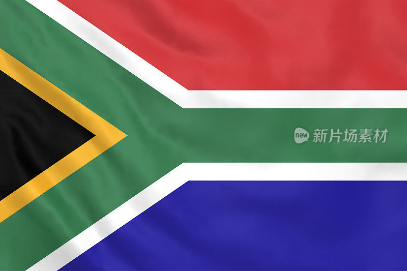 南非国旗飘扬