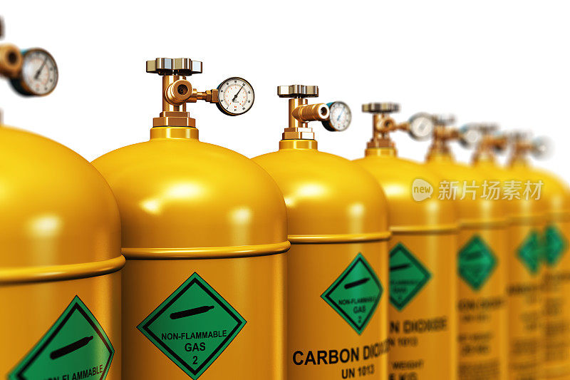 排液化二氧化碳工业气体容器