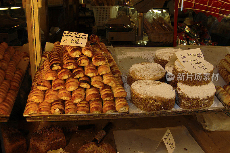 意大利面包店窗口