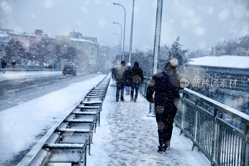 下雪的城市