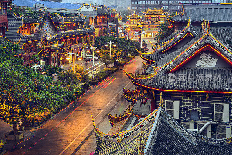 中国成都琴台街。