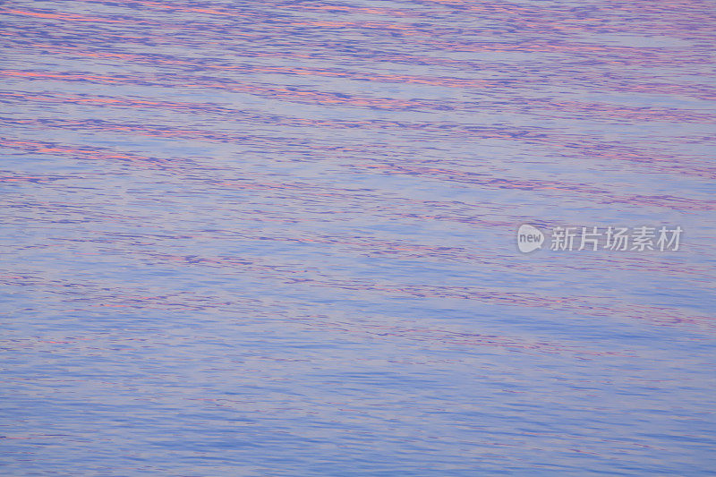 水波纹波模式，安大略湖，纽约，潘通2016年宁静