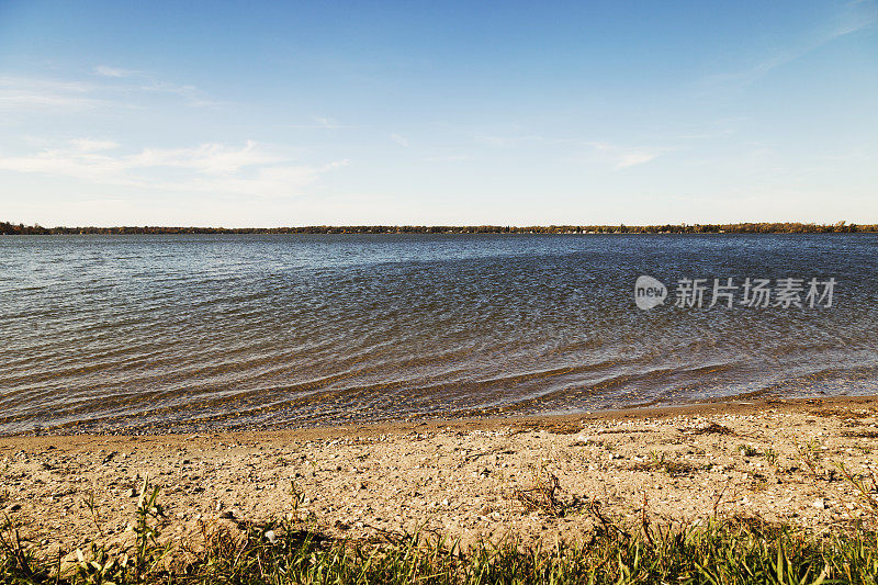 明尼苏达州的湖岸