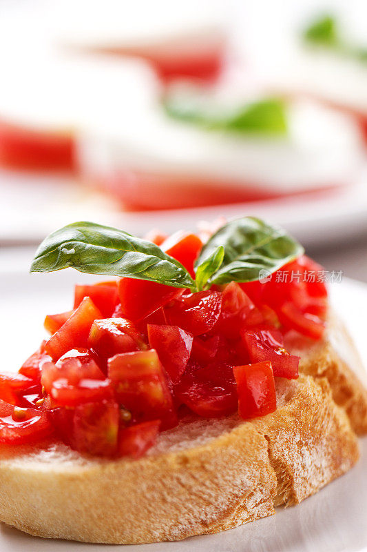 Bruschetta。