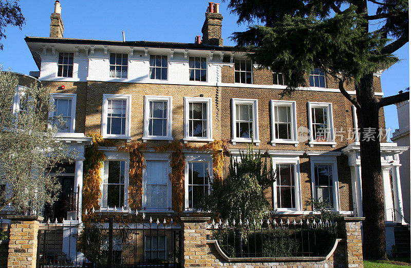 伦敦的维多利亚式半独立式住宅