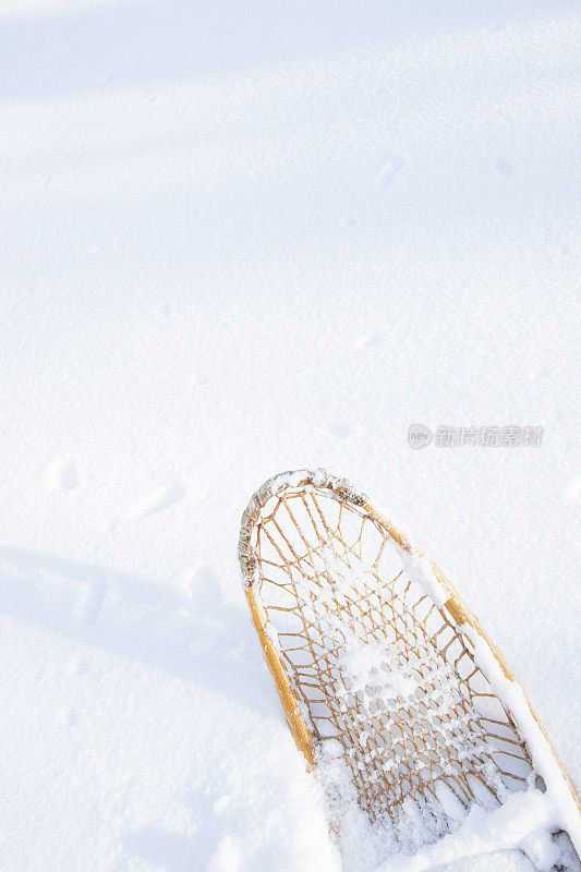 在雪雪鞋