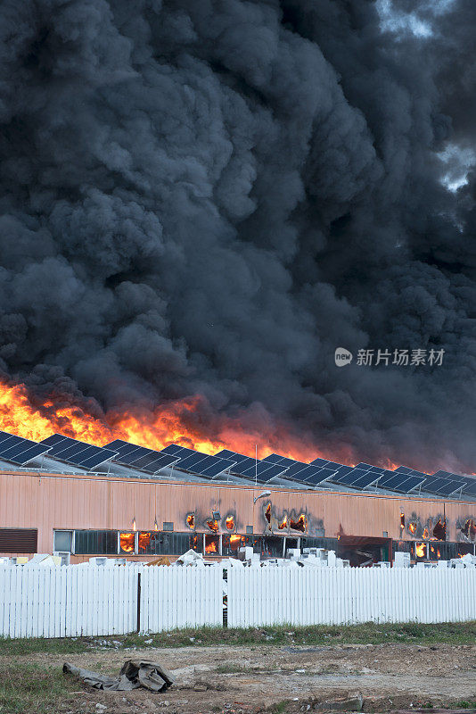 大厅着火了