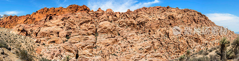 红岩峡谷全景图