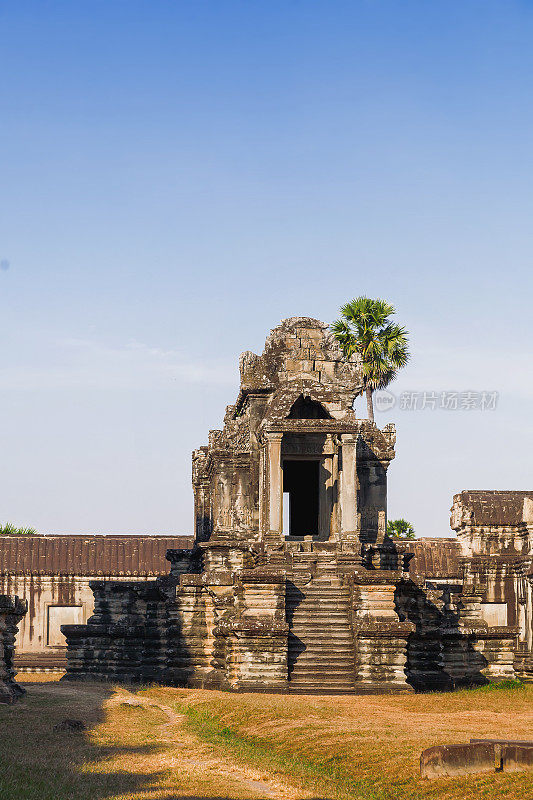 吴哥窟，柬埔寨的一个庙宇建筑群。