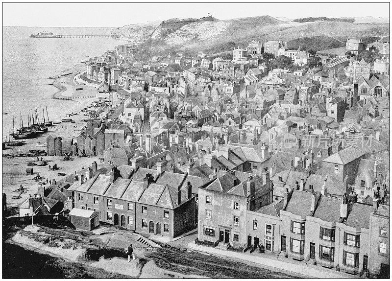 英国和爱尔兰海边城镇的古老照片:黑斯廷斯