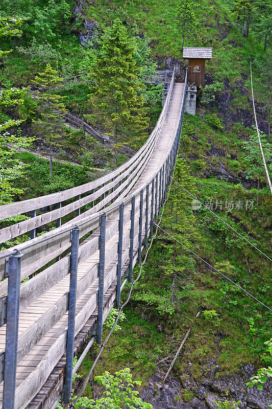 悬索桥，奥地利Wasserlochklamm