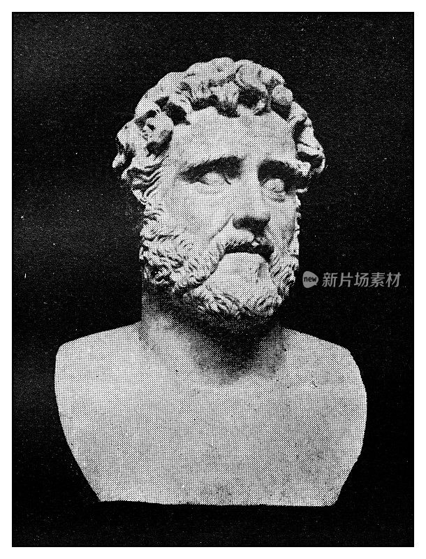 经典肖像图集-罗马:安东尼·庇护雕像
